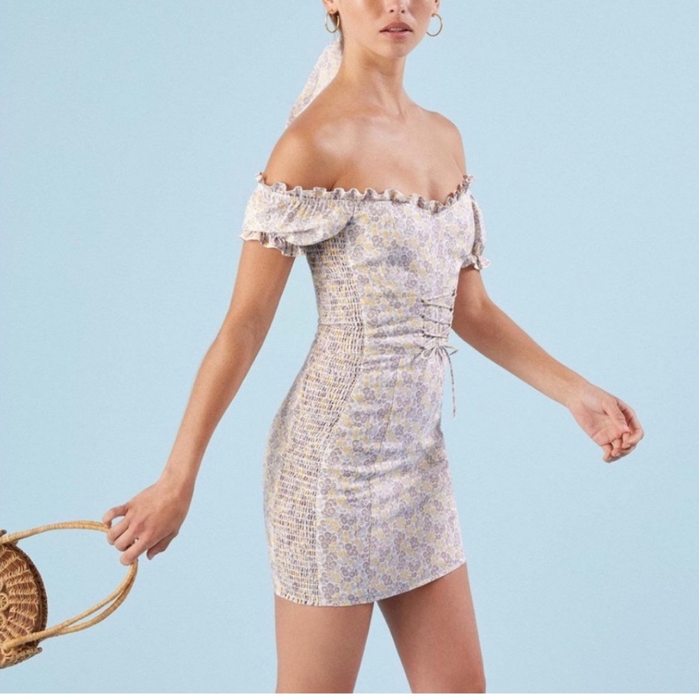 Reformation Floral Miami Dress